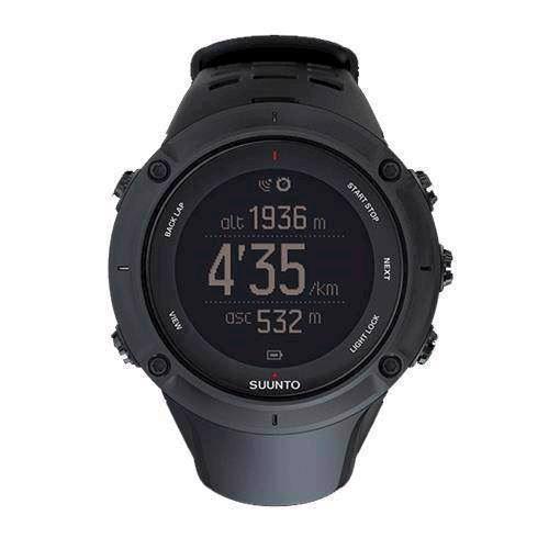 Image of Suunto Ambit3 Peak Sort plast med stål krans quartz multifunktion Herre ur, model SS020677000